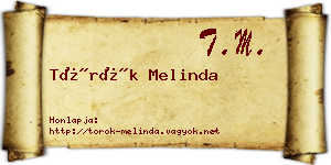 Török Melinda névjegykártya